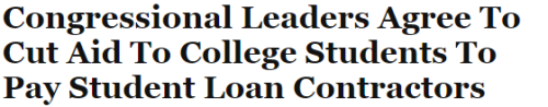 princessnijireiki:  happychristmoose:  prettyboyshyflizzy:  stayingwoke:  postracialcomments:  postracialcomments-deactivated2: House and Senate leaders have agreed to cut funding for the nation’s largest source of grants for college students to pay