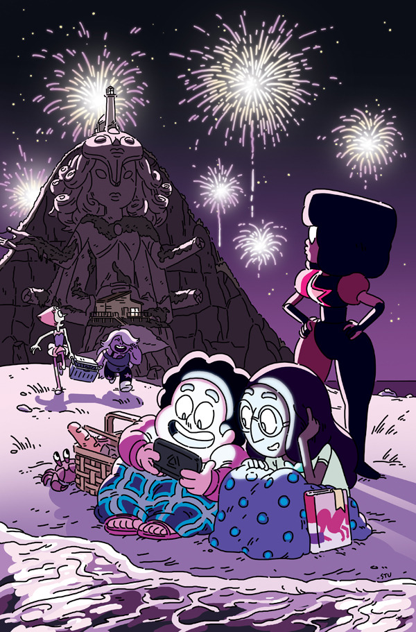 stulivingston:  Here’s an illustration I did for Steven Universe #2 (out now!)