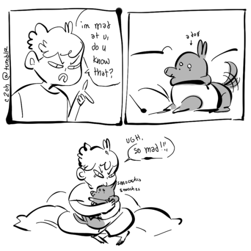 c2oh:  when u tryin to b anger but u love ur dog 2 much !1!!!11
