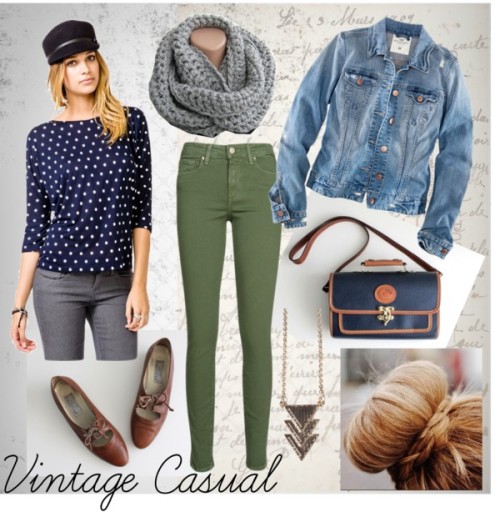 Vintage Casual by nosillavintage featuring triangle jewelry