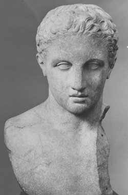 marmarinos:  Roman bust of a youth, 1st or