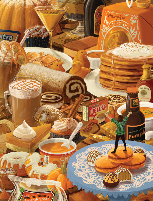 Pumpkin Spice Paradise This is my piece for Light Grey Art Lab’s Bower Bird Show. It&rsqu