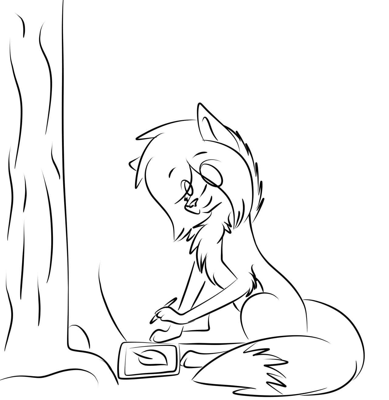 redsolarfox:Time for cozy scarves and sweaters! I love fall~Yush~! &lt;3 Wish