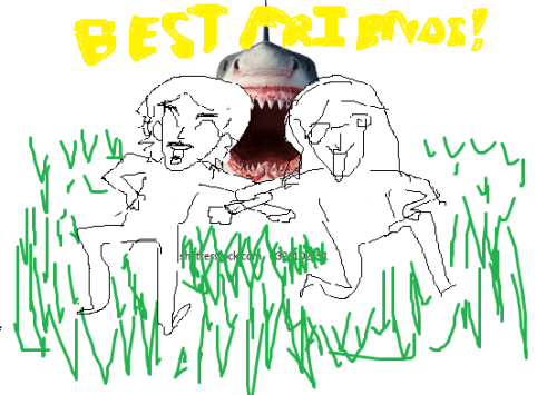 Yuo Should Draw John And George Having A Jolly Time Frolicking In A Field Together