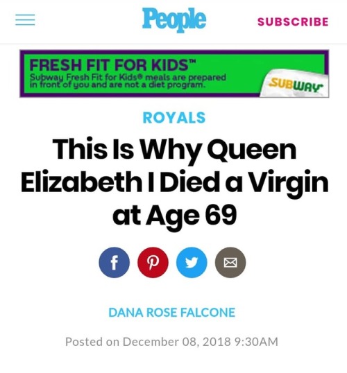 Are we really going to act like she wasn’t banging Raleigh, Shakespeare, and a certain time lo