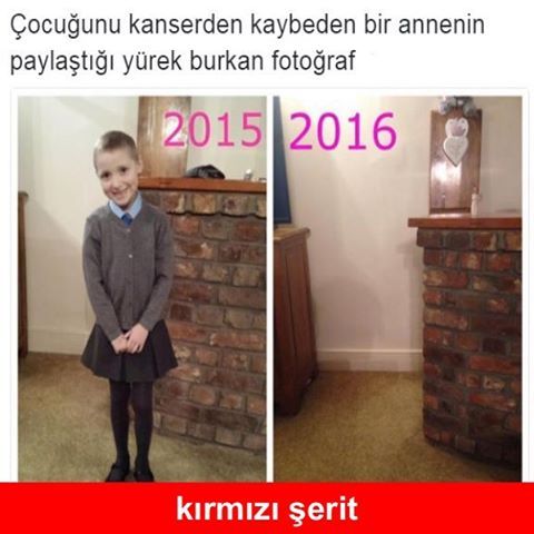 2015
Çocuğunu kanserden...