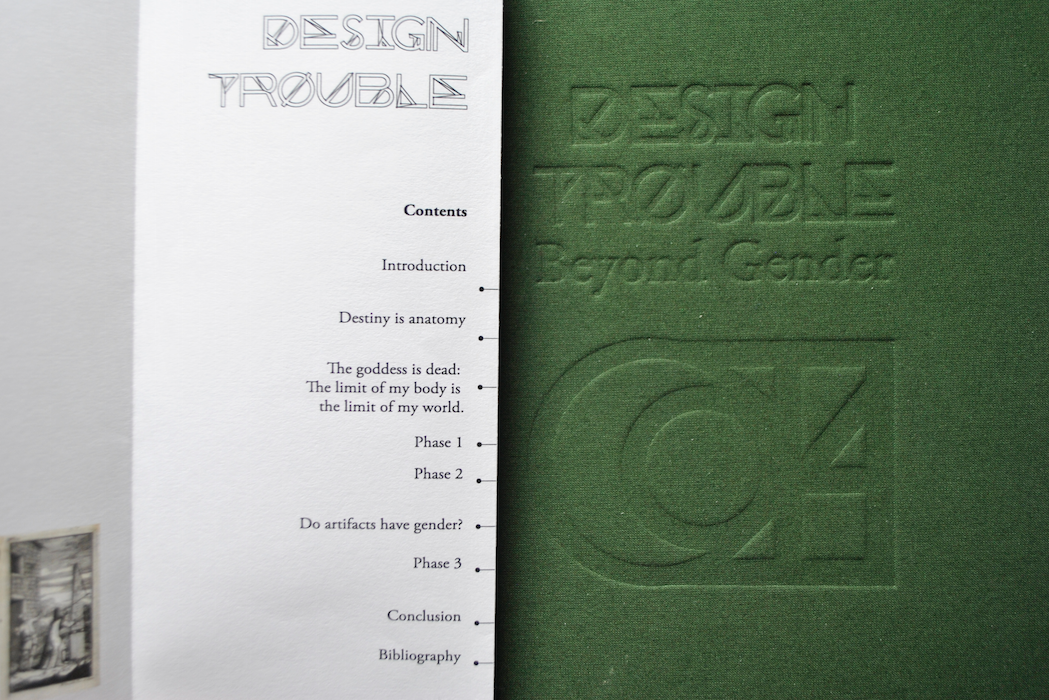 Design Trouble: How to design for a society that goes beyond gender. Why design beyond gender. Detail 1
Proper photos coming soon #speculativedesign #dissertation#genderless #beyondgender#genderstudies #gendertrouble#genderqueer #anatomy...