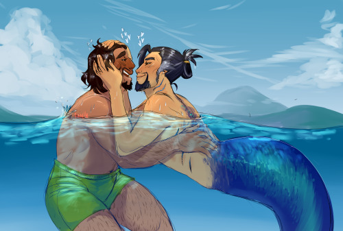 shiraae:  merpeople au flavored mchanzo with adult photos