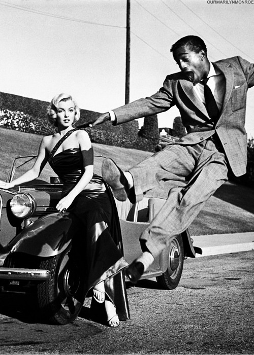 laurasaxby-deactivated20171112:Marilyn Monroe and Sammy Davis Jr, 1953.