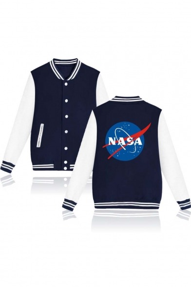 XXX andybhaloq:  NASA Logo Print Fashion Tops.Contrast photo