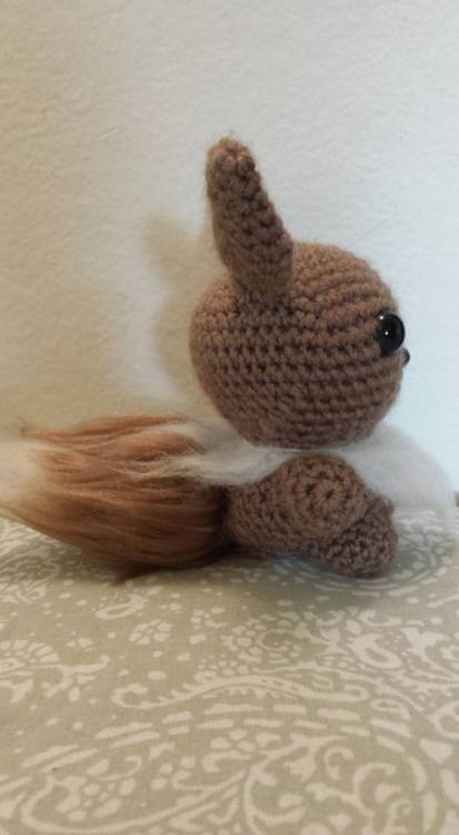 Amigurumi Chibis~Hello KittyEevee (fluffy edition!)MimikyuMade by patterns (and permission granted) 