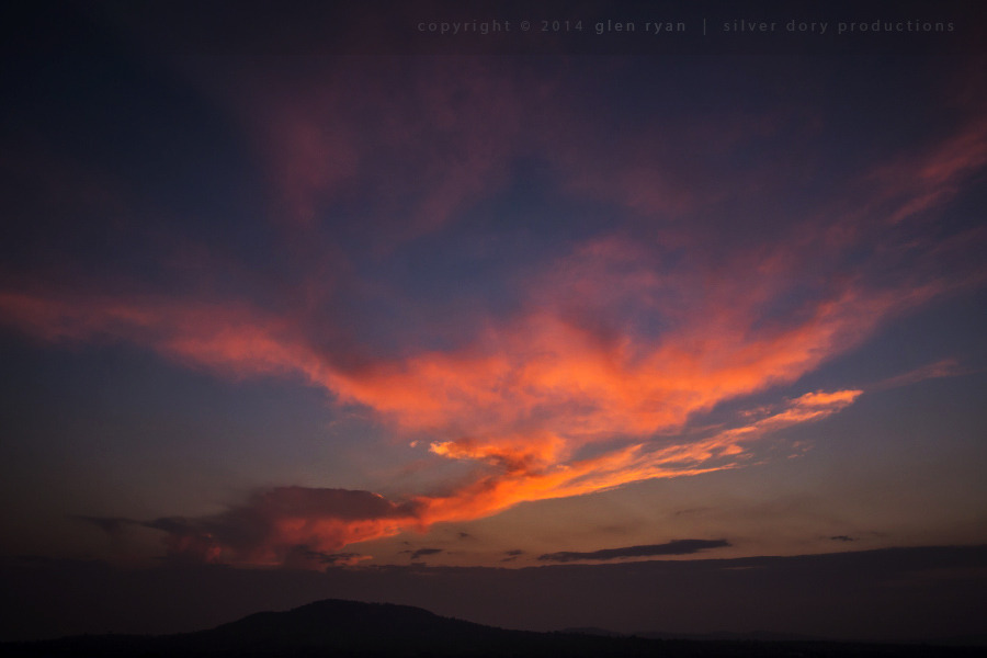 silverdory:  Brindabellas Sunset over Mt Taylor…