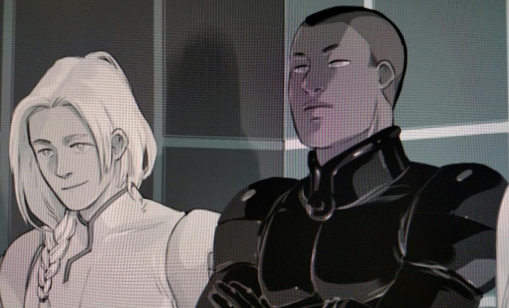 Hanging out in a scene from Eclipse~ 