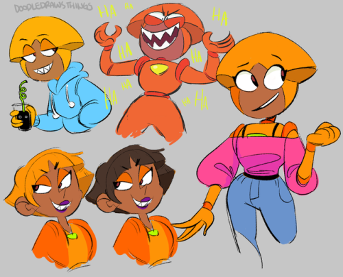 doodledrawsthings:late night Okay KnockOut doods