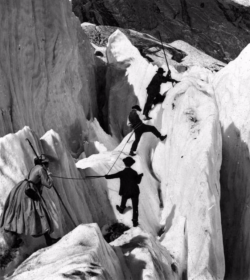 Adolphe Braun - Glacier inférieur de Grindelwald,