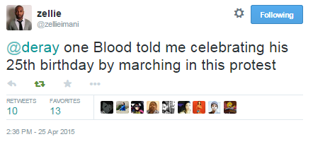 The Bloods and the Crips call a truce to march together in #FreddieGray protest in Baltimore