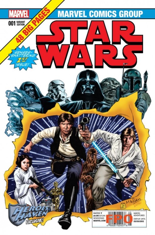 alwaysstarwars:Here’s another ten amazing variant covers for Marvel’s Star Wars #1, being released o