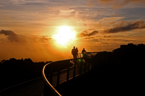 Sunset on Mt Wellington, Hobart, Tasmania