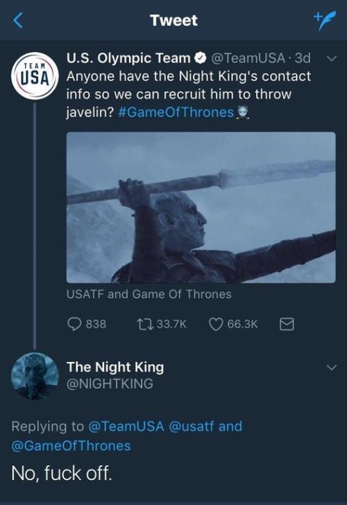 junsnuh:Night King is ruthless Lmaoooooooooo