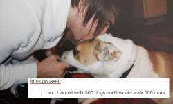 jcocvs:  alex gaskarth + dogs 