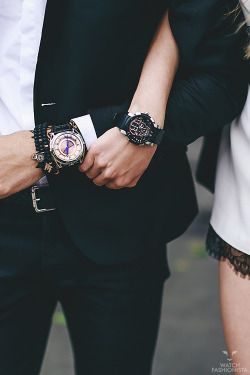 watchfashionista:  His &amp; Hers. 