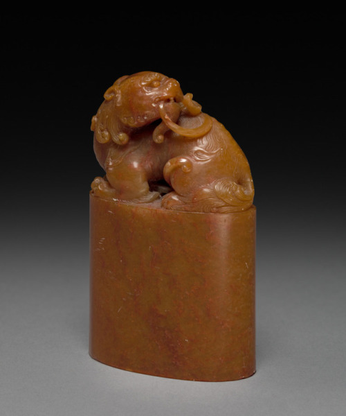 Seal with Reclining Qilin, 1736, Cleveland Museum of Art: Chinese ArtAn 18th-century Korean collecto