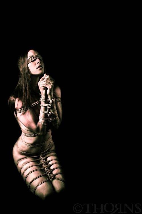 superbounduniverse:  &ldquo;This is a prayer to the rope gods! I want a new ballgag,