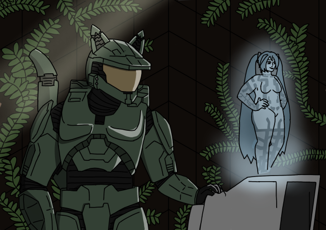 thehushedcasket:haloodst-remaking-deactivated20:This is the halo that liberals want..🙄😔Happy one year anniversary to the most popular art I’ve ever done lol