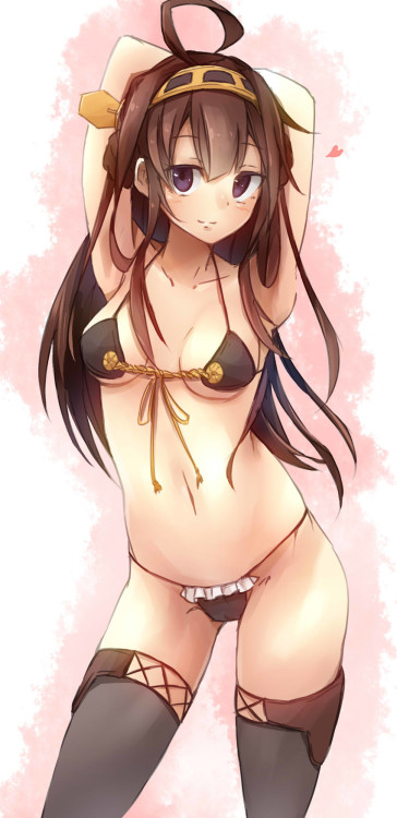 trin76:  kongou (kantai collection) drawn by metindone - Danbooru