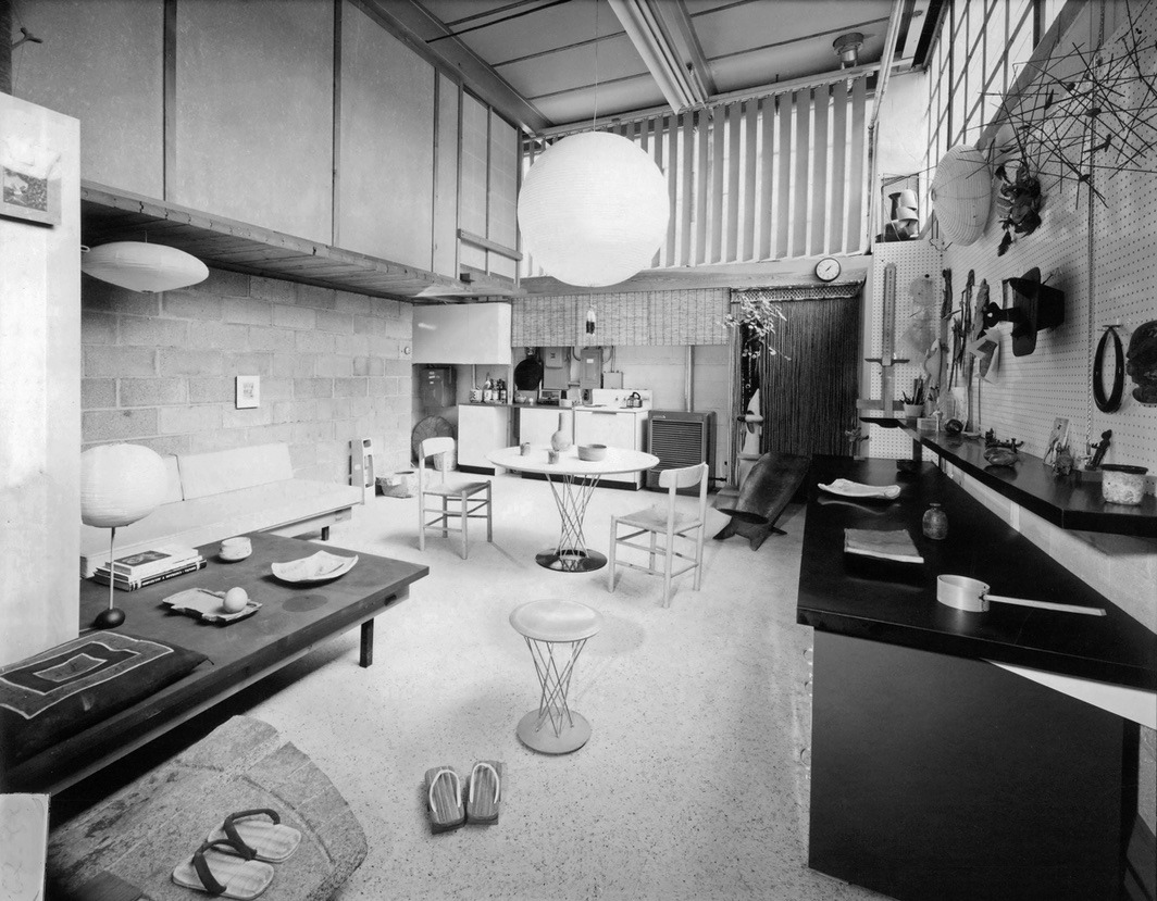 architectcher:Isamu Noguchi’s Long Island City studio in the 1960s.