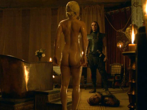 Porn Pics nerdygirlsnaked:  Emilia Clarke naked in