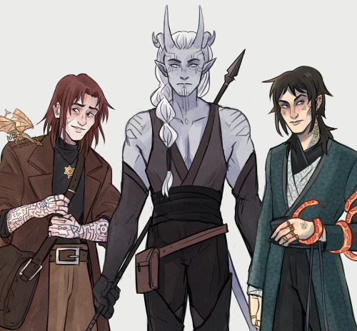 pigeon-princess: The Guilty Boys - The most suspicous looking adventuring party this side of the Ivo