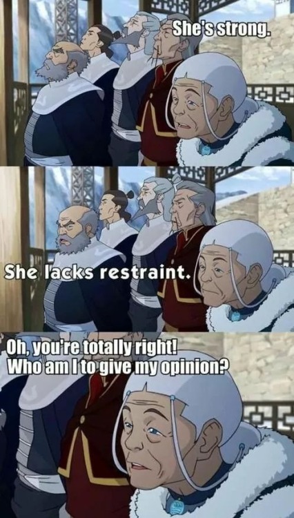 bonzupippinpaddleopsicopolis: baelor:sdlkasjfkl The thing is, this is more or less what Katara would