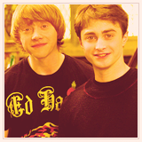 rupelover:  Rupert Grint with people [x] ↳ Daniel Radcliffe 