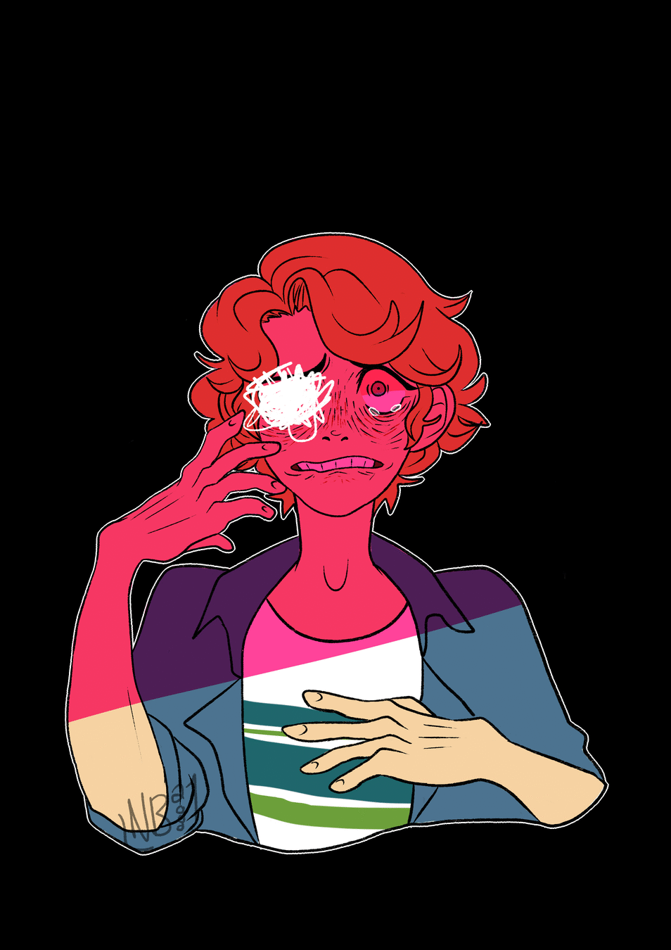 nerdbot2000:  Yes i know that Yoosung got hurt in his other eye but i didn’t realize