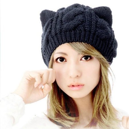 Porn photo wickedclothes:  Cat Ears Hat This hat has