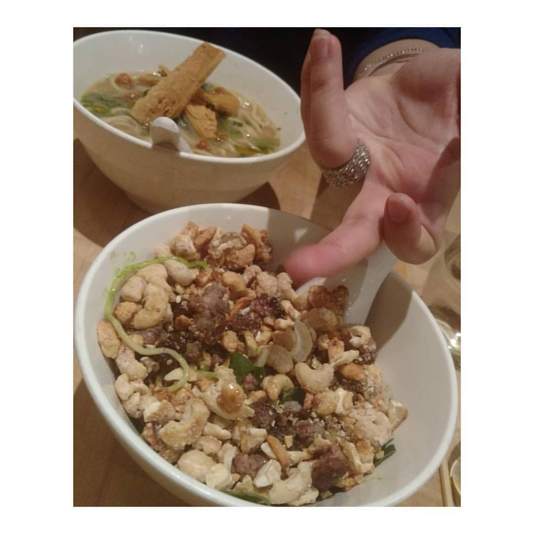 missdanidaniels:  Thank you @davidchang for the Ramen I may or may not have fingered