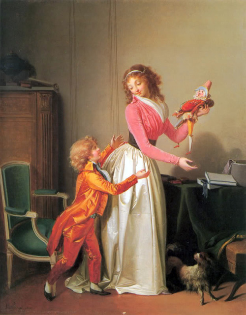 &ldquo;The joy of motherhood&rdquo; by Louis Leopold Boilly,1796