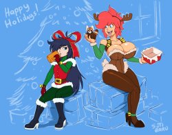 sutibaru: Obligated Holiday Picture by SutibaruArt  Happy Holidays everyone! 