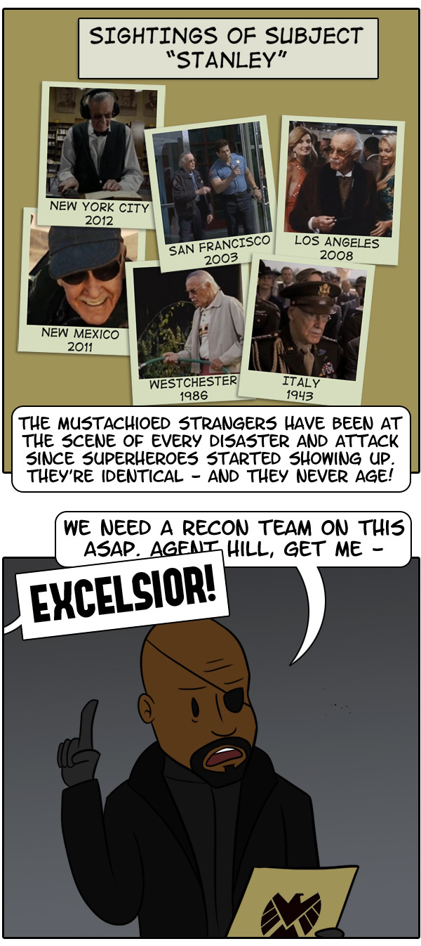 dorkly:  The Horrible Secret Behind Every Stan Lee Cameo 