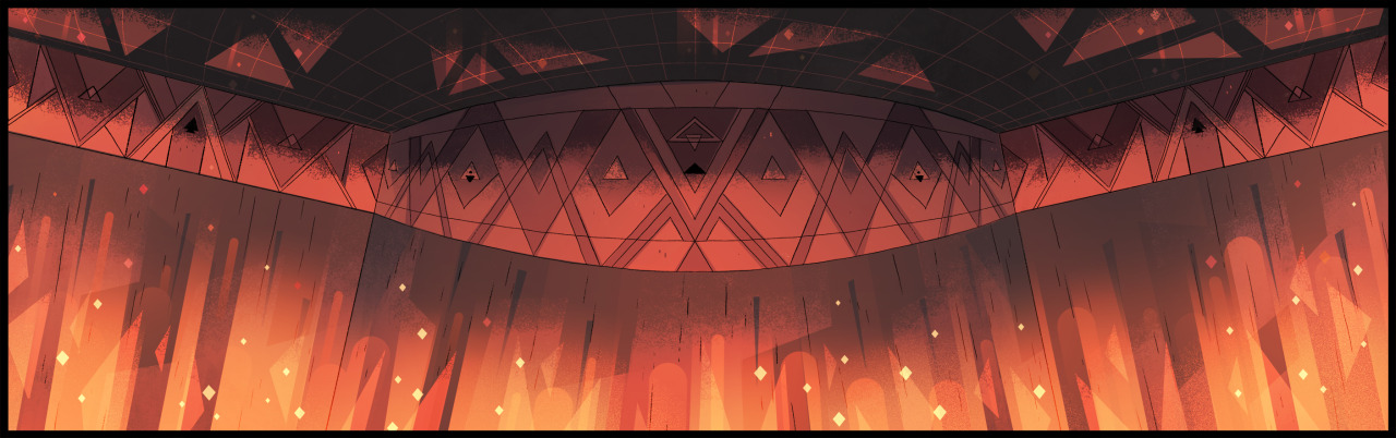 A selection of Backgrounds from the Steven Universe episode: “Serious Steven”