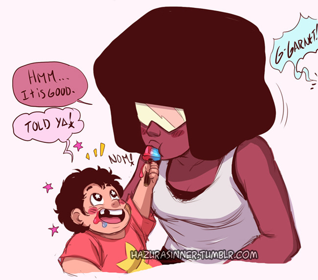 hazurasinner:  Garnet just can’t resist that cutie pie’s face! Messy doodles