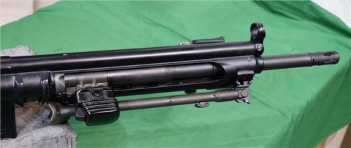 gunrunnerhell:HK21What started off as an HK91, was converted into an HK21, the belt-fed light machin