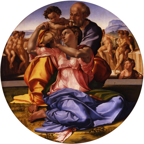 Doni Tondo, Michelangelo, 1506-1508Happy birthday to Michelangelo Buonarroti, born on this date in 1