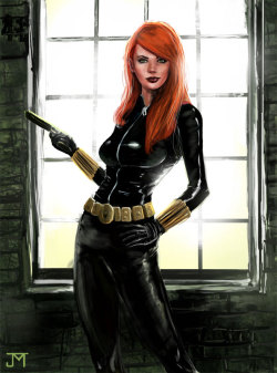 thehappysorceress:  Black Widow by Jason