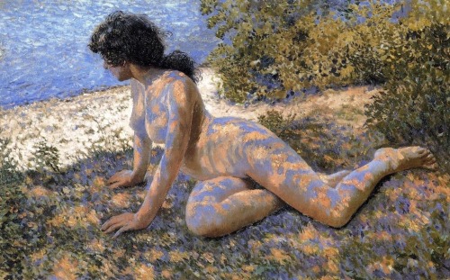 chancegallery:Otto Henry Bacher Nude 1893