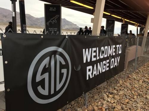 It begins. #SIGRangeday—– #SIG #SIGSAUER #Rifles #Pistols #industryleader #whenitcount