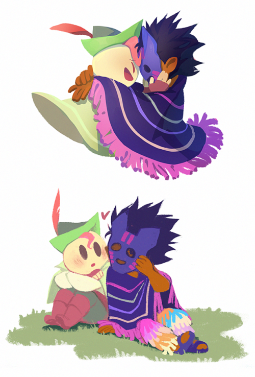 A couple of Bard and Masked Dancer from Wandersong for the kind @aroshi-wish!  ( Please be so kind a