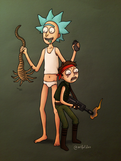 Rick & Morty Alien AU