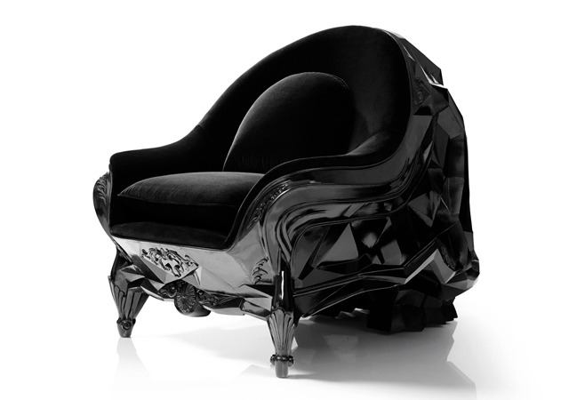 hotrodsparrow:      ex0skeletal:  (via Skull Armchair, Artistic Furniture Built